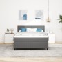 Cama con Somier con Colchón Gris Claro 140x200 cm Tela de Pana by , Beds and slatted bases - Ref: Foro24-3337511, Price: 454,...