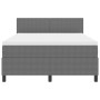 Cama con Somier con Colchón Gris Claro 140x200 cm Tela de Pana by , Beds and slatted bases - Ref: Foro24-3337511, Price: 454,...