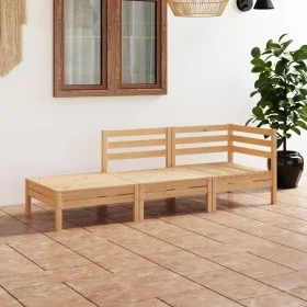 3-piece solid pine wood garden furniture set by vidaXL, Garden sets - Ref: Foro24-3082612, Price: 131,99 €, Discount: %