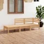 Gartenmöbelset 3 Stück aus massivem Kiefernholz von vidaXL, Gartensets - Ref: Foro24-3082612, Preis: 131,99 €, Rabatt: %