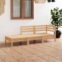Gartenmöbelset 3 Stück aus massivem Kiefernholz von vidaXL, Gartensets - Ref: Foro24-3082612, Preis: 138,42 €, Rabatt: %