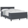 Cama con Somier de con Colchón Gris Oscuro 160x200 cm Tela de Corduroy by , Beds and slatted bases - Ref: Foro24-3337520, Pri...
