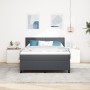 Cama con Somier de con Colchón Gris Oscuro 160x200 cm Tela de Corduroy by , Beds and slatted bases - Ref: Foro24-3337520, Pri...
