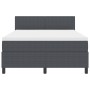 Cama con Somier de con Colchón Gris Oscuro 160x200 cm Tela de Corduroy by , Beds and slatted bases - Ref: Foro24-3337520, Pri...