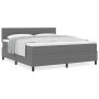 Cama con Somier con Colchón Gris Super King Tela de Terciopelo von , Betten und Lattenroste - Ref: Foro24-3337523, Preis: 538...