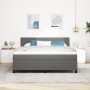 Cama con Somier con Colchón Gris Super King Tela de Terciopelo von , Betten und Lattenroste - Ref: Foro24-3337523, Preis: 538...