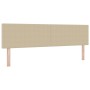 Cama con base de resortes con colchón verde claro gris super king tela de pana by , Beds and slatted bases - Ref: Foro24-3337...