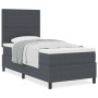 Cama Box Spring con Colchón Gris Oscuro 80x200 cm Tela de Pana by , Beds and slatted bases - Ref: Foro24-3337532, Price: 339,...