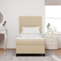 Cama con Somier con Colchón Verde Claro Gris Individual Tela de Corduroy von , Betten und Lattenroste - Ref: Foro24-3337538, ...