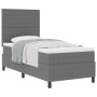 Cama con Base Tapizada con Colchón Gris Claro 90x200 cm Tela de Terciopelo von , Betten und Lattenroste - Ref: Foro24-3337539...