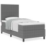Cama con Base Tapizada con Colchón Gris Claro 90x200 cm Tela de Terciopelo von , Betten und Lattenroste - Ref: Foro24-3337539...