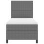 Cama con Base Tapizada con Colchón Gris Claro 90x200 cm Tela de Terciopelo von , Betten und Lattenroste - Ref: Foro24-3337539...