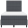 Cama con Base con Colchón Gris Oscuro Pequeña Doble Tela de Terciopelo | Foro24.es | Tu tienda online para hogar, jardín y más Foro24.es