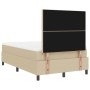 Cama con Somier y Colchón Beige Pequeña Doble Tela de Pana von , Betten und Lattenroste - Ref: Foro24-3337550, Preis: 409,17 ...