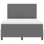 Cama con Box Spring con Colchón Gris Claro 140x200 cm Tela de Loros | Foro24.es | Tu tienda online para hogar, jardín y más Foro24.es