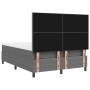 Cama con Box Spring con Colchón Gris Claro 140x200 cm Tela de Loros | Foro24.es | Tu tienda online para hogar, jardín y más Foro24.es