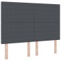 Base de Resortes con Colchón Gris Oscuro 160x200 cm Tela de Terciopelo | Foro24.es | Tu tienda online para hogar, jardín y más Foro24.es