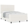 Cama con Box Spring con Colchón Crema 160x200 cm Tela de Pana von , Betten und Lattenroste - Ref: Foro24-3337565, Preis: 567,...