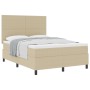 Cama con Base Tapizada con Colchón Verde Claro Gris 160x200 cm Tela de Corduroy | Foro24.es | Tu tienda online para hogar, jardín y más Foro24.es
