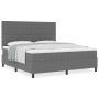 Cama Box Spring con Colchón Gris Claro Súper King Tela de Pana von , Betten und Lattenroste - Ref: Foro24-3337567, Preis: 588...