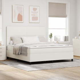 Cama con Box Spring con Colchón Crema Super King Tela de Pana von , Betten und Lattenroste - Ref: Foro24-3337569, Preis: 595,...