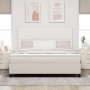 Cama con Box Spring con Colchón Crema Super King Tela de Pana von , Betten und Lattenroste - Ref: Foro24-3337569, Preis: 593,...