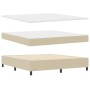 Cama con Box Spring con Colchón Verde Claro Gris Super King Tela de Corduroy by , Beds and slatted bases - Ref: Foro24-333757...