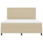 Cama con Box Spring con Colchón Verde Claro Gris Super King Tela de Corduroy by , Beds and slatted bases - Ref: Foro24-333757...