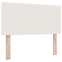 Cama con Somier de y Colchón con LED Crema 100x200 cm Tela de Corduroy by , Beds and slatted bases - Ref: Foro24-3337589, Pri...