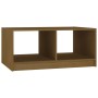 Mesa de centro madera maciza pino marrón miel 75x50x33,5 cm de vidaXL, Mesas de centro - Ref: Foro24-809909, Precio: 39,64 €