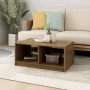Couchtisch aus massivem Kiefernholz, honigbraun, 75 x 50 x 33,5 cm von vidaXL, Couchtisch - Ref: Foro24-809909, Preis: 39,64 ...