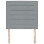 Cabecero Diseño Líneas Gris Claro 90 cm Tela | Foro24.es | Tu tienda online para hogar, jardín y más Foro24.es