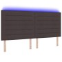 Cabecero Diseño de Líneas Marrón Oscuro 200 cm Tela von , Kopf- und Fußteile - Ref: Foro24-3337708, Preis: 131,37 €, Rabatt: %