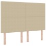 Cabecero de cama diseño sencillo tela pana gris verde 160 cm by , Headboards and footboards - Ref: Foro24-3337731, Price: 108...