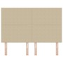 Cabecero de cama diseño sencillo tela pana gris verde 160 cm by , Headboards and footboards - Ref: Foro24-3337731, Price: 108...