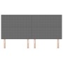 Cabecero de cama diseño sencillo tela pana gris claro 200 cm by , Headboards and footboards - Ref: Foro24-3337736, Price: 126...
