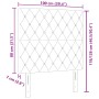 Cabecero con botón de cristal tapizado rosa 100 cm terciopelo, Cabecero con botón de cristal tapizado rosa 200 cm terciopelo ...