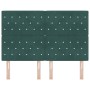 Cabecero Acolchado con Botones de Cristal en Verde Oscuro de 140 cm de Terciopelo by , Headboards and footboards - Ref: Foro2...