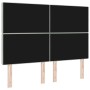 Cabecero con Botones de Cristal y Diseño Tufted Gris Claro 160 cm Terciopelo by , Headboards and footboards - Ref: Foro24-333...