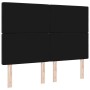 cabecero con Botón de Cristal Acolchado Negro 160 cm Terciopelo by , Headboards and footboards - Ref: Foro24-3337766, Price: ...