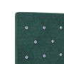 cabecero cabecero de botones de cristal acolchado verde oscuro 160 cm terciopelo by , Headboards and footboards - Ref: Foro24...