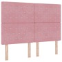 Cabecero con Botón de Cristal Tufted Rosa 160 cm Terciopelo by , Headboards and footboards - Ref: Foro24-3337769, Price: 129,...