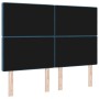 Cabecero con Botón de Cristal Tufted Azul Oscuro 160 cm Terciopelo | Foro24.es | Tu tienda online para hogar, jardín y más Foro24.es