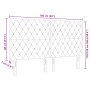 Cabecero con Botón de Cristal Tufted Rosa 160 cm Terciopelo by , Headboards and footboards - Ref: Foro24-3337769, Price: 129,...