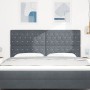 Cabecero con Botones Tapizados Cristal Gris Oscuro 180 cm Terciopelo by , Headboards and footboards - Ref: Foro24-3337771, Pr...