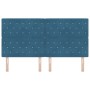 Cabecero con Botón de Cristal Acolchado Azul Oscuro 180 cm Terciopelo by , Headboards and footboards - Ref: Foro24-3337774, P...