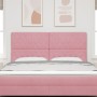 Cabecero con Botones de Cristal Acolchado Rosa 180 cm Terciopelo by , Headboards and footboards - Ref: Foro24-3337775, Price:...