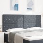 Cabecero con Botones de Cristal Gris Oscuro 200 cm de Terciopelo by , Headboards and footboards - Ref: Foro24-3337777, Price:...