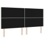 Cabecero Acolchado Gris Claro con Botones de Cristal 200 cm de Terciopelo by , Headboards and footboards - Ref: Foro24-333777...