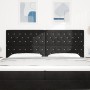 Cabecero con Botones de Cristal y Tufting Negro 200 cm en Terciopelo by , Headboards and footboards - Ref: Foro24-3337778, Pr...